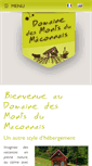 Mobile Screenshot of domaine-des-monts-du-maconnais.com