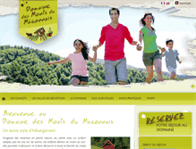 Tablet Screenshot of domaine-des-monts-du-maconnais.com